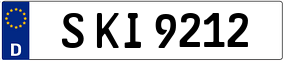 Truck License Plate
